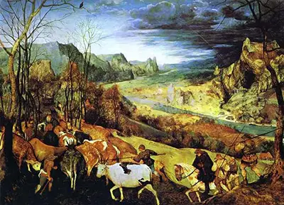 Return of the Herd Pieter Bruegel